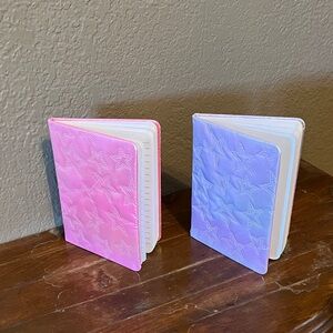 Set of 2 girls notebooks, 4.5”x6”